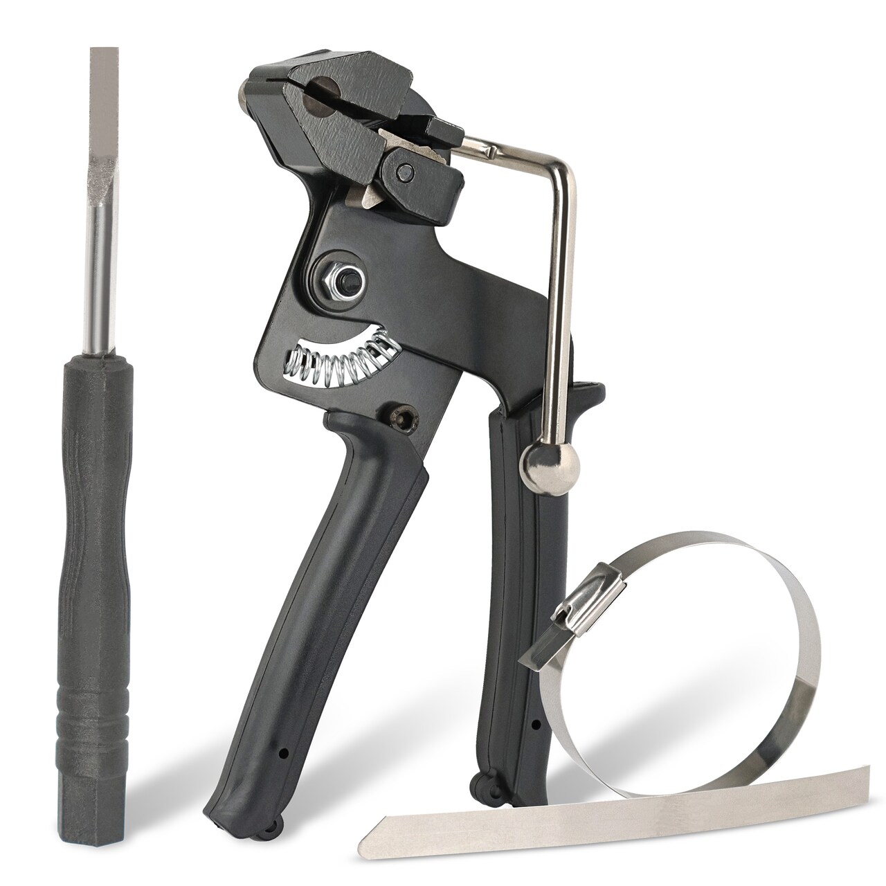 Concept Contraption Cable Zip Tie Gun - Stainless Steel Tie Strap Tightener